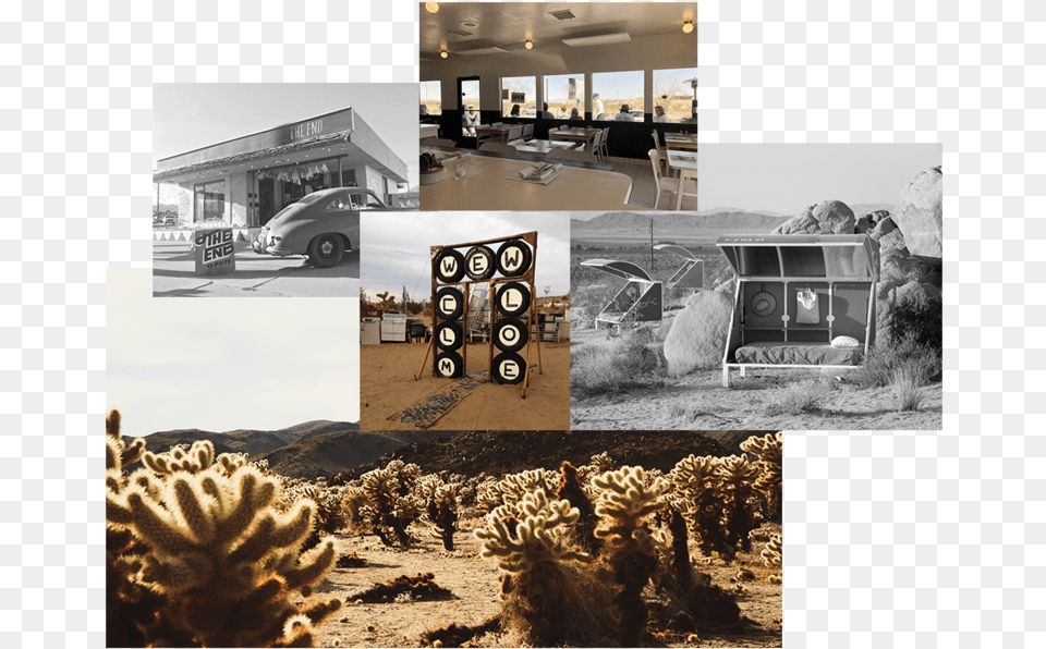 Desert Southwest Joshua Tree Header House, Art, Collage, Vehicle, Transportation Png