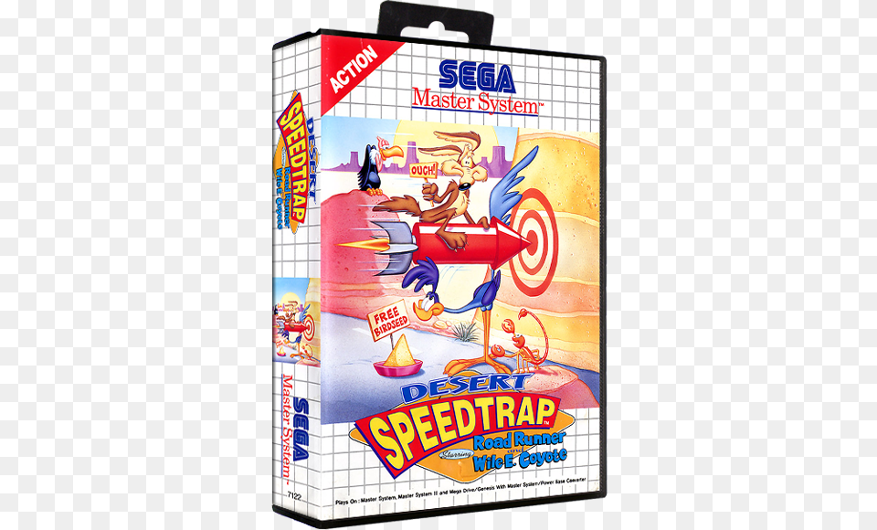 Desert Speedtrap Starring Road Runner And Wile E Desert Speedtrap Sega Master System, Advertisement, Poster Free Png