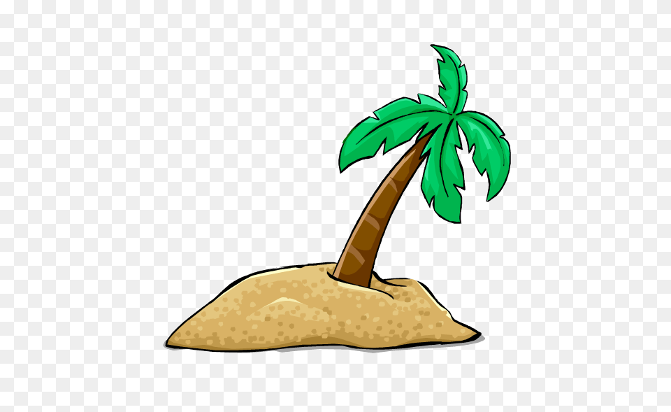 Deserted Island Cliparts, Tree, Plant, Palm Tree, Fish Png Image