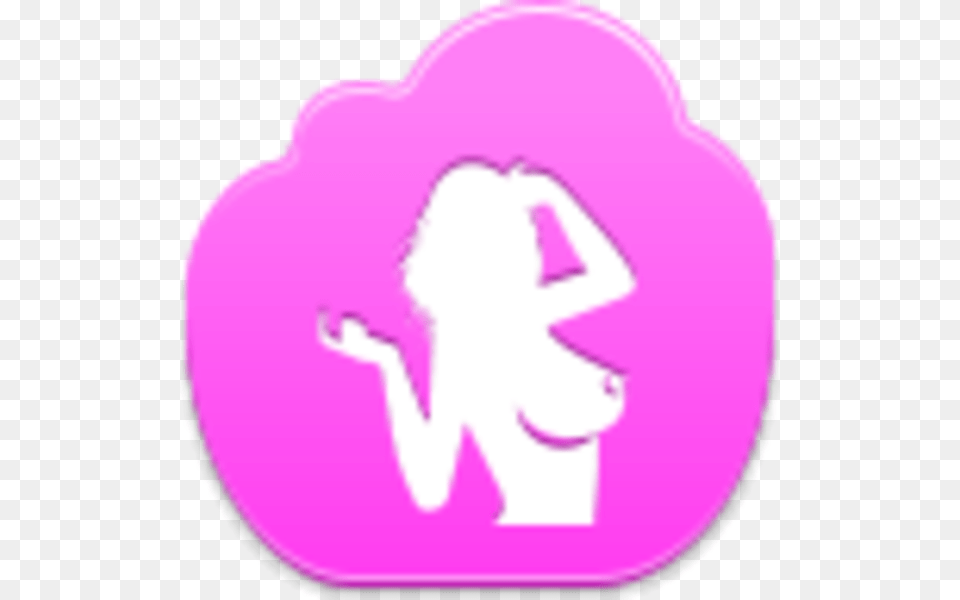 Desi Lady, Purple, Sticker, Person, Cupid Png Image
