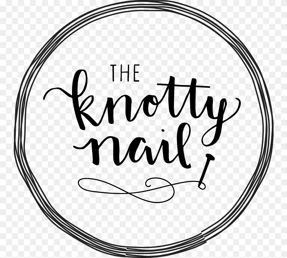 Design A Sign The Knotty Nail, Handwriting, Text, Calligraphy, Cutlery Free Transparent Png