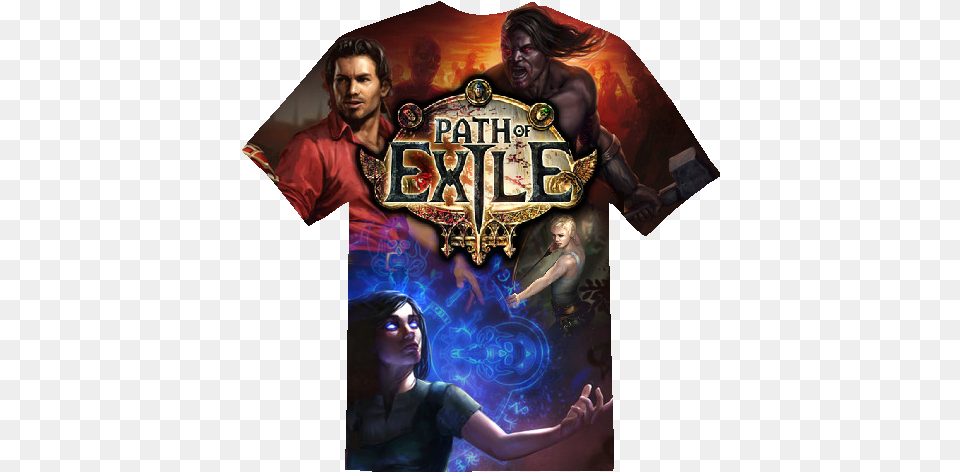 Design A T Path Of Exile Facebook Cover, T-shirt, Clothing, Adult, Person Free Png