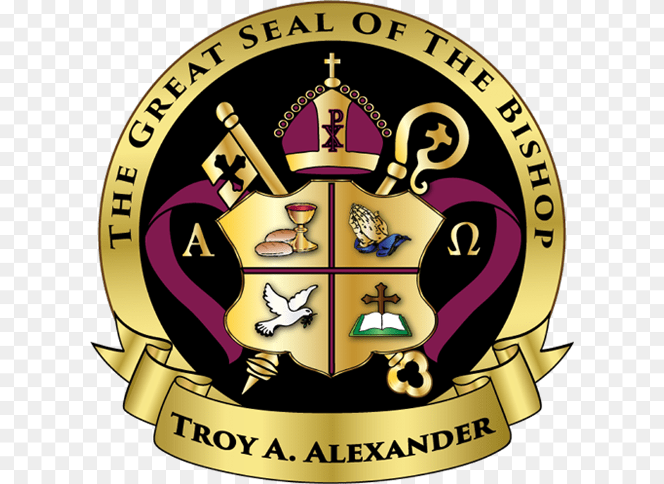Design An Excellent Church Seal Logo And School Badges Bishop Seal, Badge, Symbol, Emblem Png Image