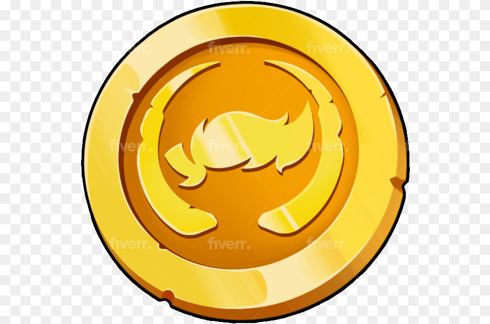Design And Illustrate Game Icon Item For Your Kmns, Gold, Disk, Logo Free Transparent Png