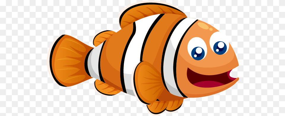 Design Animals Nature Marine Life Animals That Swim Cartoon, Animal, Sea Life, Fish, Amphiprion Free Png Download