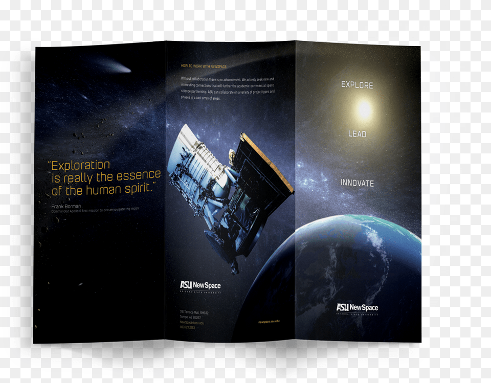 Design Asu Newspace Brochure Flyer, Advertisement, Poster, Astronomy, Outer Space Png