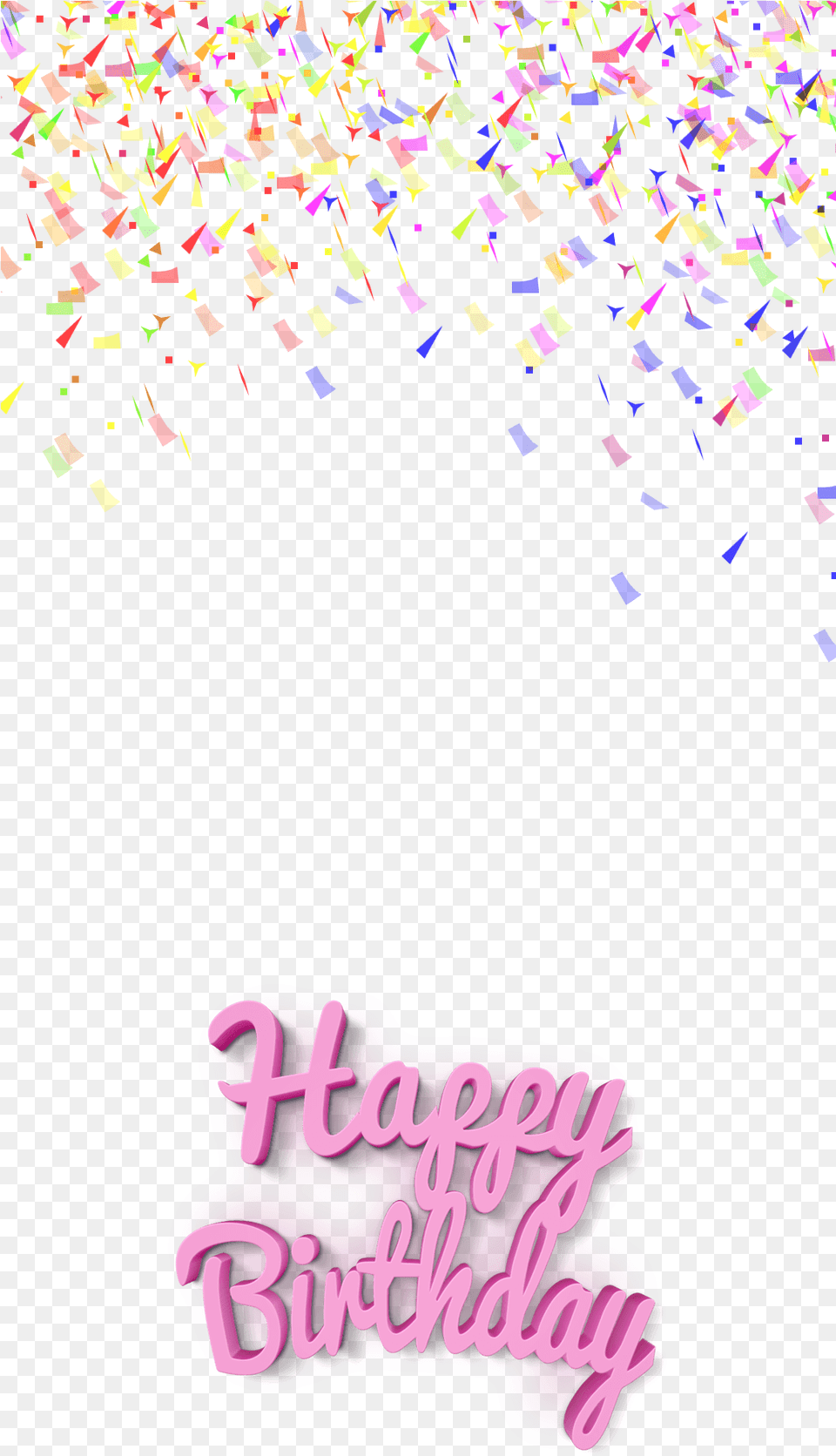 Design By Pink Lemon Happy Birthday Snapchat Filter, Paper, Confetti, Dynamite, Weapon Free Png Download