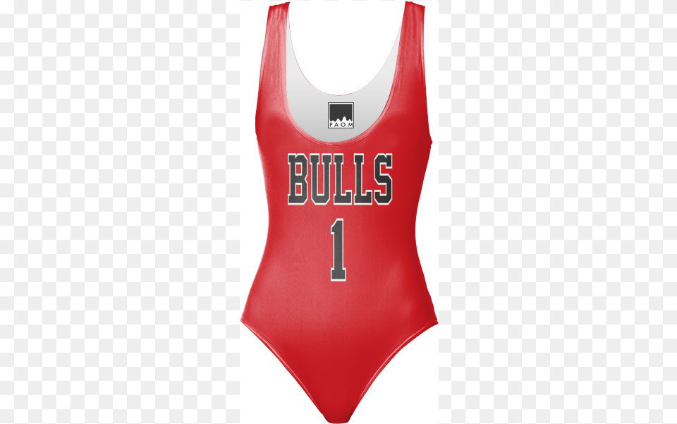 Design By Swimspo Bulls One Piece Bathing Suits, Clothing, Swimwear, Food, Ketchup Free Transparent Png
