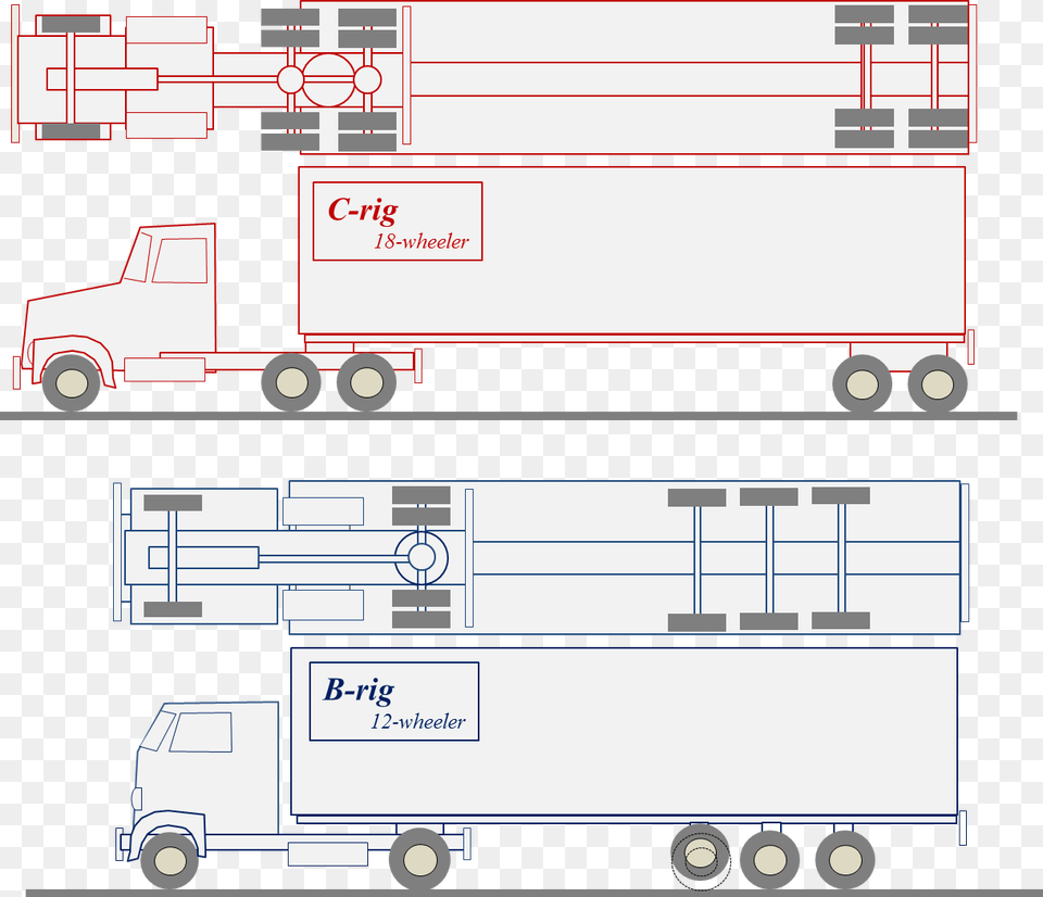 Design Comparison Design, Trailer Truck, Transportation, Truck, Vehicle Png Image