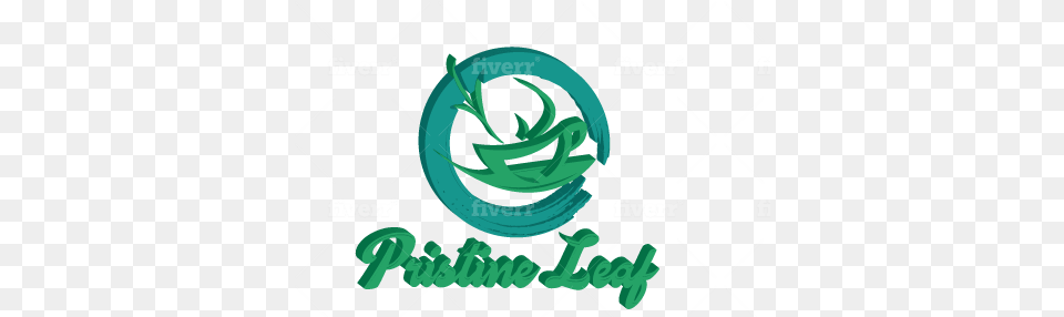 Design Custom Tea Logo With Unlimited Revision Emblem, Green, Recycling Symbol, Symbol, Ammunition Free Png Download