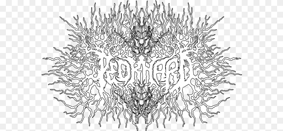 Design Deathcore And Metalcore Logo Dot, Plant, Root, Chandelier, Lamp Free Png Download