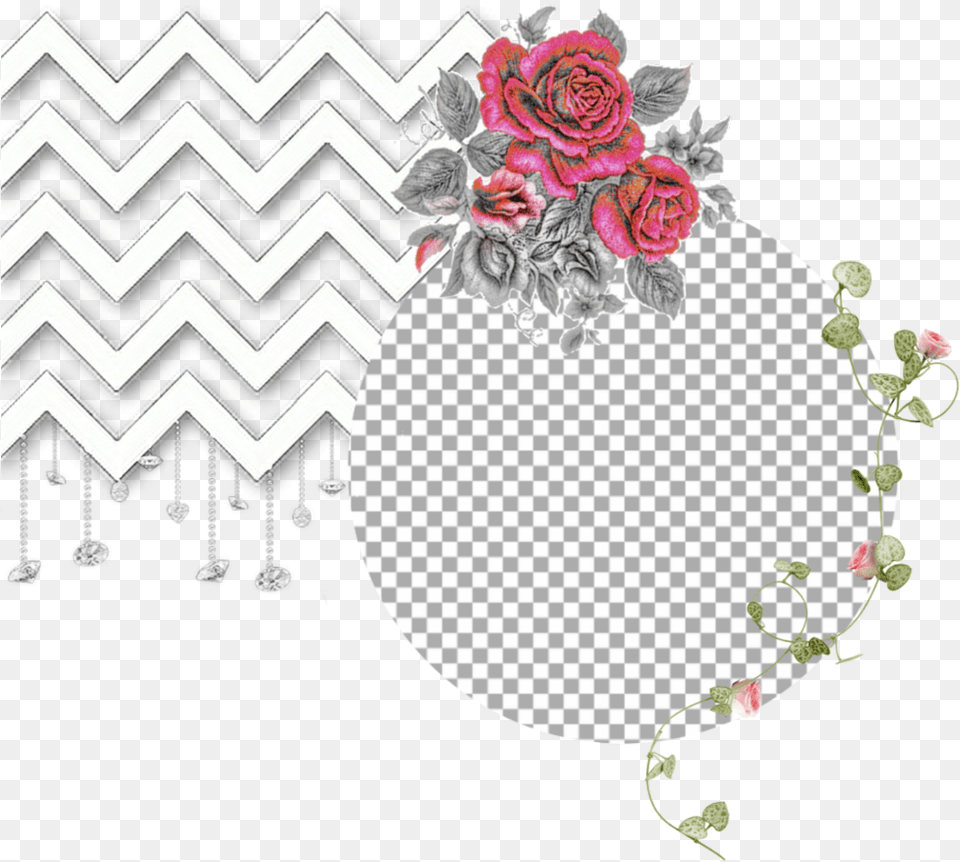 Design Flower Circle Aesthetic Garden Roses, Pattern, Graphics, Plant, Floral Design Png Image