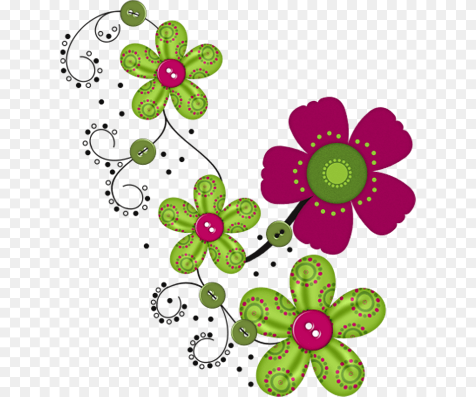 Design For Scrapbook Flower, Applique, Art, Floral Design, Graphics Png