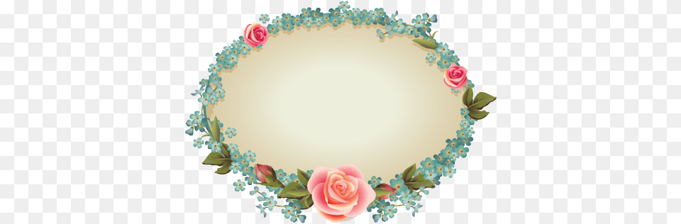Design Logo Online Flowers Vintage Frame Logo Template Vintage Frame Floral, Rose, Plant, Food, Flower Free Png Download