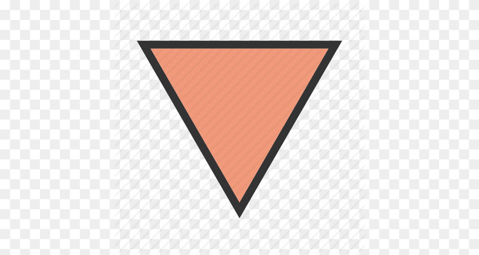 Design Geometry Graphic Inverted Pyramid Shape Triangle Icon Free Png Download