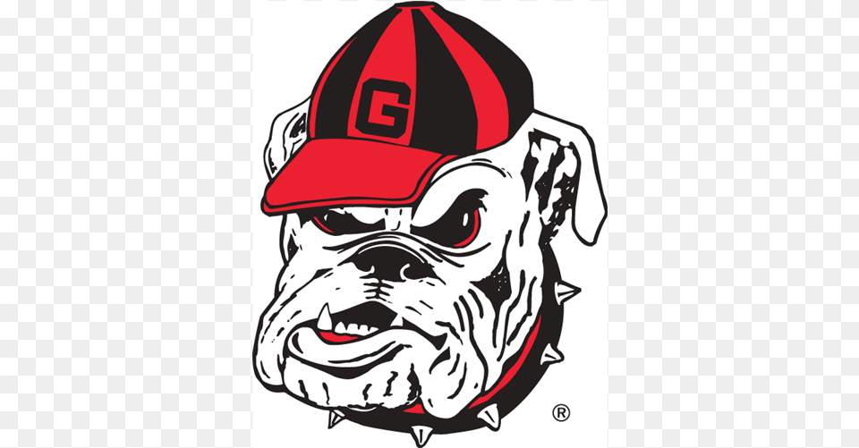 Design Georgia Bulldogs 1964 Pres Secondary Logo Iron Old Georgia Bulldog Logo, Baseball Cap, Cap, Clothing, Hat Png