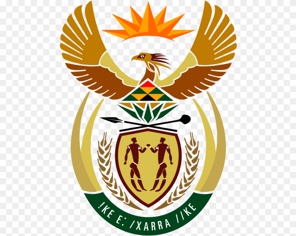 Design Good Looking Environment Logo With Original South Africa Coat Of Arm, Emblem, Symbol, Adult, Male Free Png Download