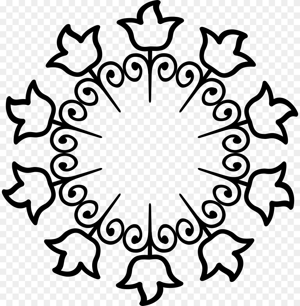 Design In Round Shape, Art, Floral Design, Graphics, Pattern Png Image