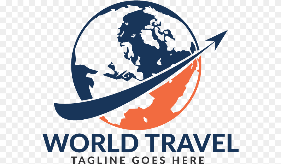 Design Logo Design Travel Agency Logo, Astronomy, Outer Space, Planet, Globe Png Image