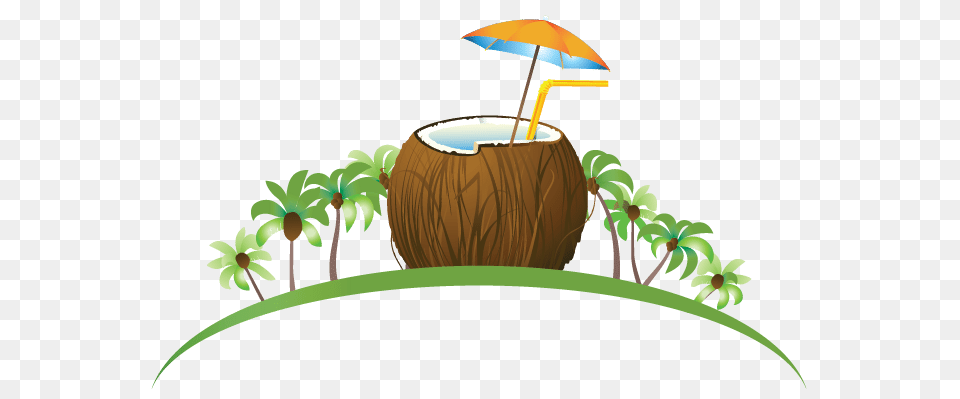 Design Logo Online Tropical Coconut Logo Generator, Tree, Produce, Plant, Fruit Free Png