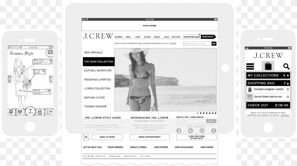 Design Of Userflows And Wireframes To Inform Visual Woman Holding Flip Flops In Bikini And Straw Brown, Adult, Text, Person, Page Free Png Download
