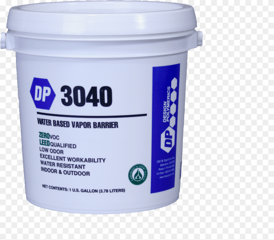 Design Polymerics Dp 3040 Vapor Barrier Coating Dp1010 Duct Sealant, Paint Container, Bottle, Shaker, Bucket Free Png
