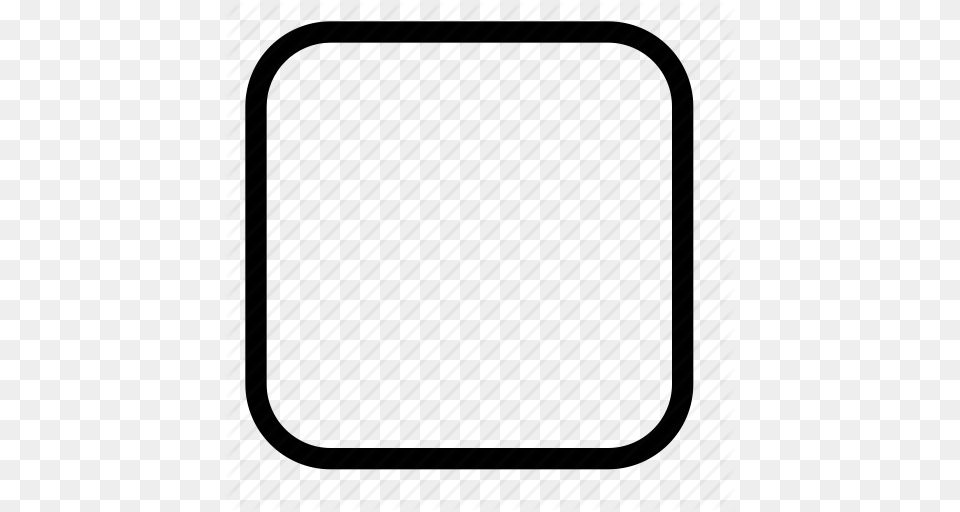 Design Rectangle Rounded Shape Square Icon, Computer Hardware, Electronics, Hardware, Screen Free Transparent Png