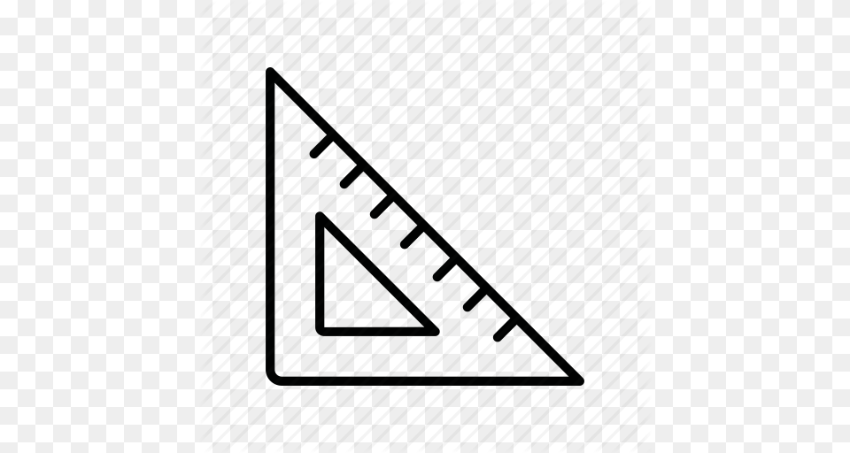 Design Ruler Set Square Set Square Tools Triangle Triangles Icon Free Png Download