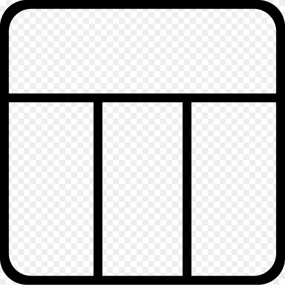Design Structure Of A Grid With Columns In A Square Icon Png Image