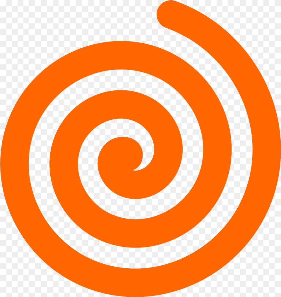 Design Swirl Orange Vector Graphic On Pixabay Orange Circle Swirl Logo, Coil, Spiral Free Png Download