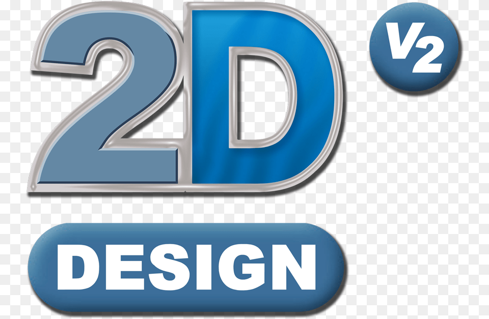 Design V2 Logo, Number, Symbol, Text Free Png Download