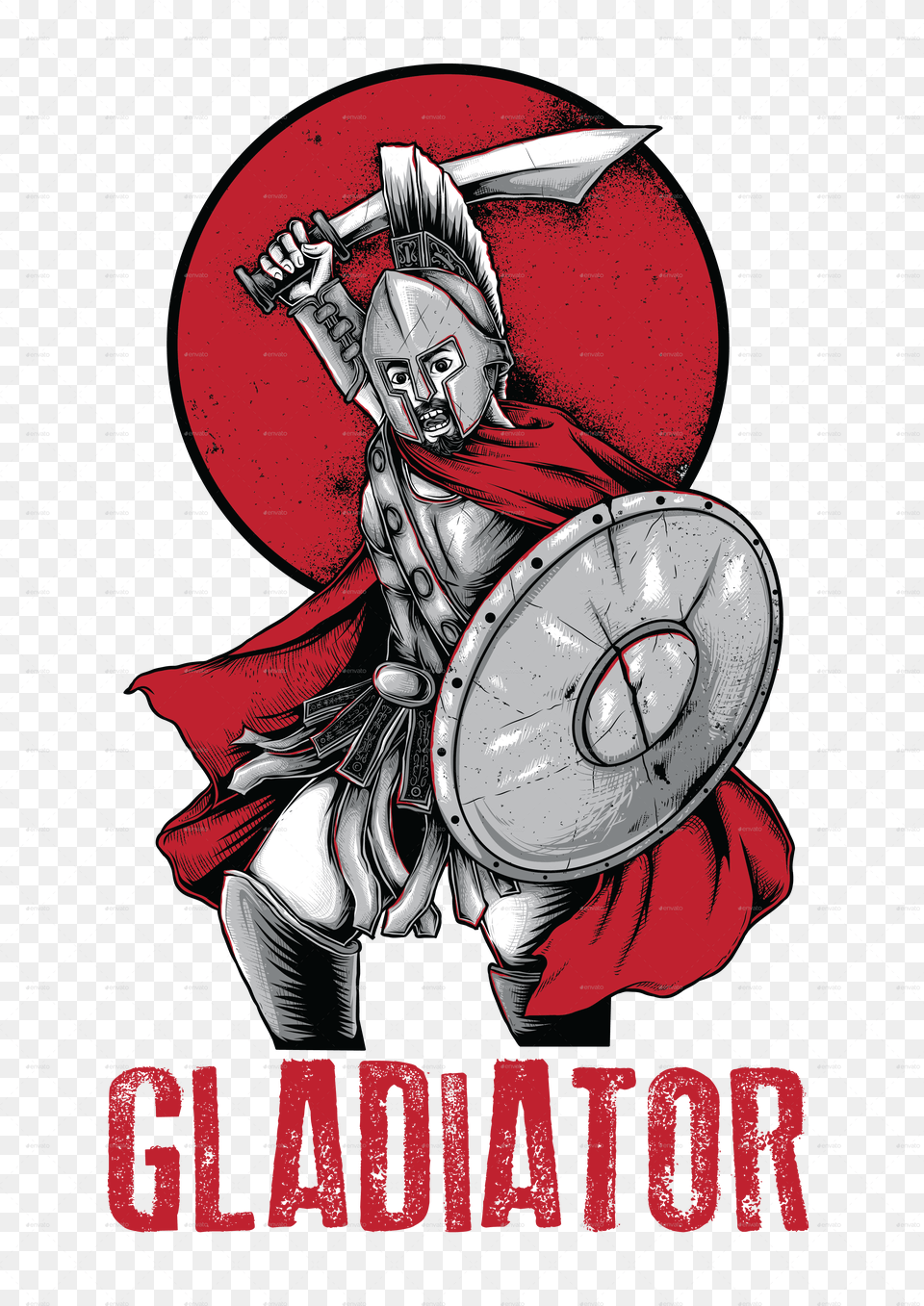 Design Vector Illustration Warrior, Person, Book, Publication, Face Free Png Download