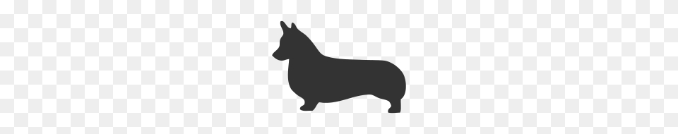 Design Welsh Corgi Silhouette Burlap Corgi, Animal, Canine, Dog, Mammal Png