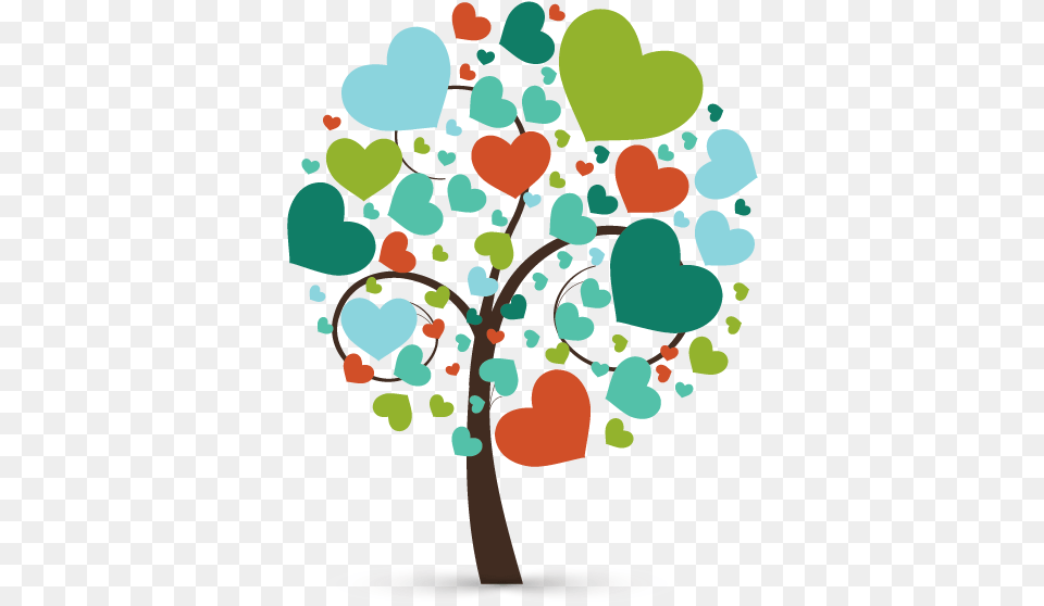 Design Your Own Hearts Tree Logo Online With Free Maker Tree With Hearts Clipart, Heart, Art Png Image