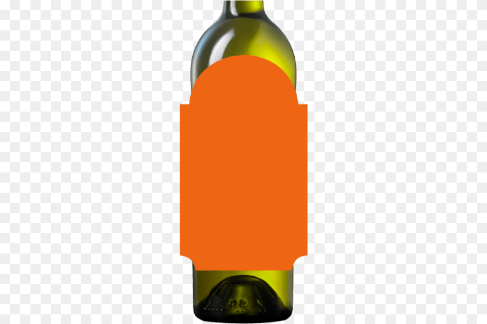 Design Your Own Wine Bottle Orange Label Bottle, Alcohol, Beverage, Liquor, Wine Bottle Free Transparent Png