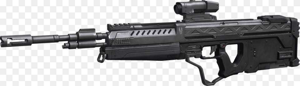 Designated Marksman Rifle Dmr Halo 4, Firearm, Gun, Weapon, Machine Gun Free Transparent Png