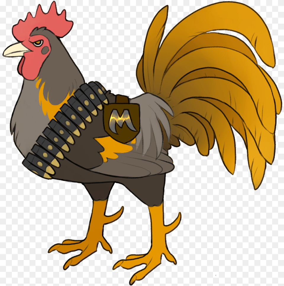 Designed A Chicken Characterlogo For My Dad39s Playerunknown39s Logo Chicken Dinner Pubg, Animal, Bird, Fowl, Poultry Free Transparent Png