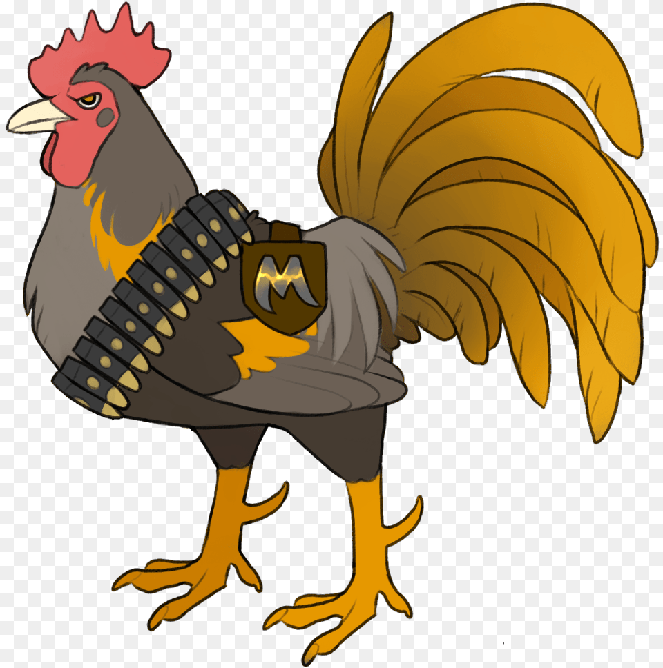 Designed A Chicken Characterlogo For My Dads Playerunknowns Chicken Dinner Pubg, Animal, Bird, Fowl, Poultry Free Transparent Png