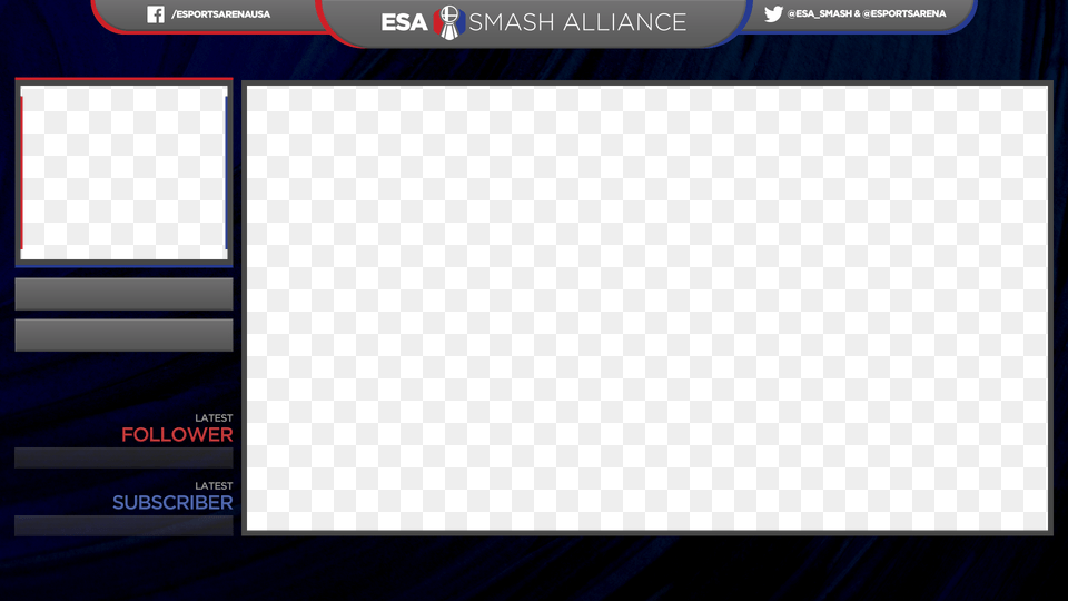 Designed The Core Overlays For Esport Arena Smash Alliance39s Twitch Screen Overlay, Electronics, File, Computer Hardware, Hardware Free Png Download