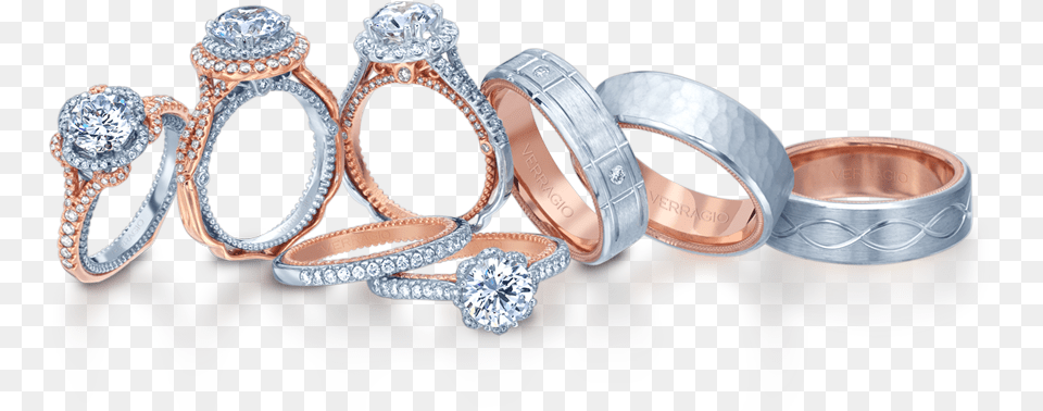 Designer Engagement And Wedding Verragio Wedding Rings Rose, Accessories, Diamond, Gemstone, Jewelry Free Transparent Png