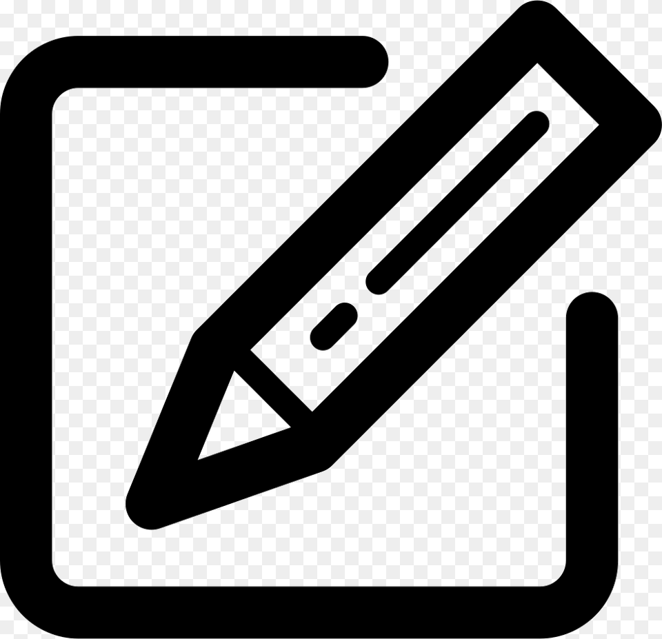 Designer Post Icon Pencil, Blade, Razor, Weapon Free Transparent Png