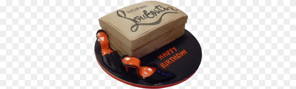 Designer Shoes And Shoe Box Birthday Cake Cake, Birthday Cake, Cream, Dessert, Food Free Transparent Png