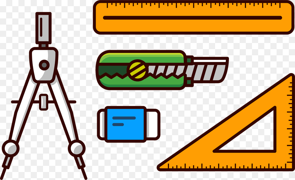 Designer Tools Clipart, Dynamite, Weapon, Compass Math Png