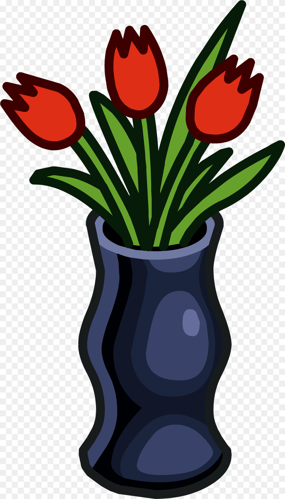 Designer Vase Icon Club Penguin Vase, Jar, Plant, Planter, Potted Plant Free Png Download