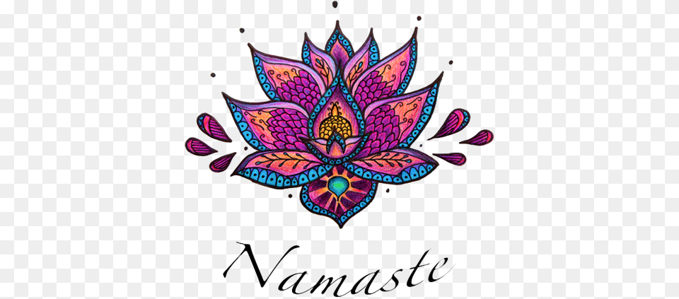 Designer Vector Hand Laptop Vector Transparent Library Namaste Lotus Summer Tank Tops 2017 Fashion Sanskrit, Pattern, Art, Floral Design, Graphics Png Image