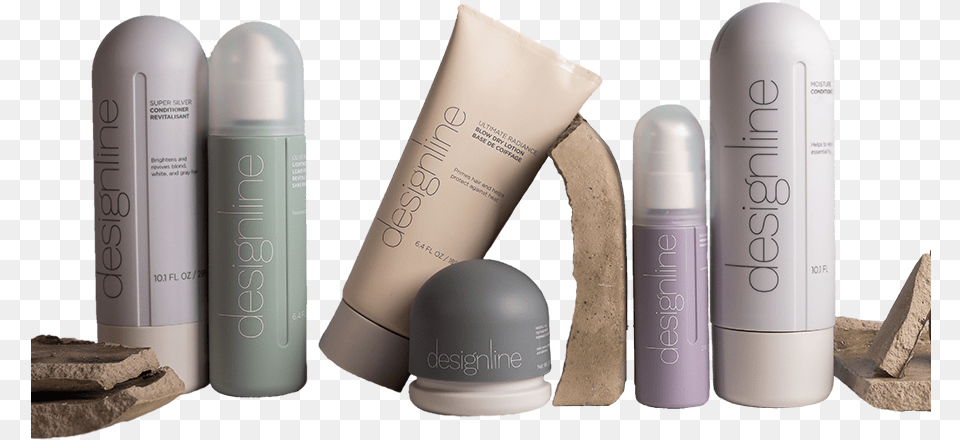 Designline Hair Products Cylinder, Cosmetics, Lipstick, Deodorant Png Image