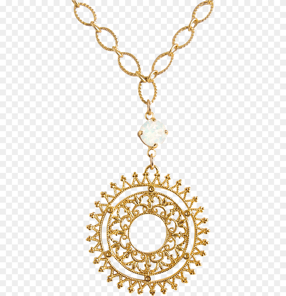 Designs By Ali Matte Gold Pendant Clipart, Accessories, Jewelry, Necklace, Diamond Free Png Download