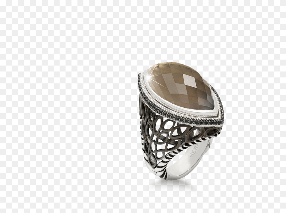 Designs By Hera Paradise Mini Signature Silver Ring, Accessories, Jewelry, Diamond, Gemstone Png Image