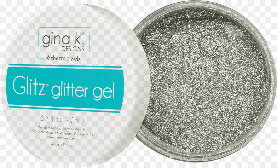 Designs Glitz Glitter Gel Silver Gina K Designs Glitz Glitter Gel, Face, Head, Person, Disk Free Png Download