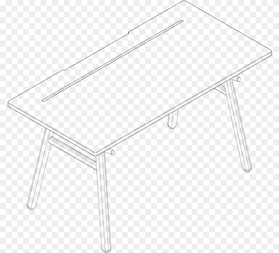Desk 02 Illustration Coffee Table, Coffee Table, Furniture Free Png Download
